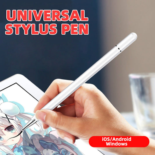 Compatible con Apple, aplicable a iPhone, lápiz capacitivo de punta fina para pintar, universal para teléfonos móviles y tabletas Android.