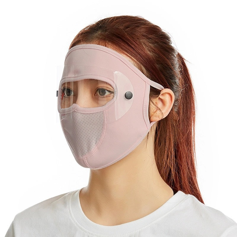 Máscara de hielo de verano nueva a prueba de viento con lente de protección ocular lavable y a prueba de polvo para ciclismo al aire libre