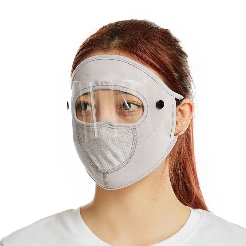Máscara de hielo de verano nueva a prueba de viento con lente de protección ocular lavable y a prueba de polvo para ciclismo al aire libre