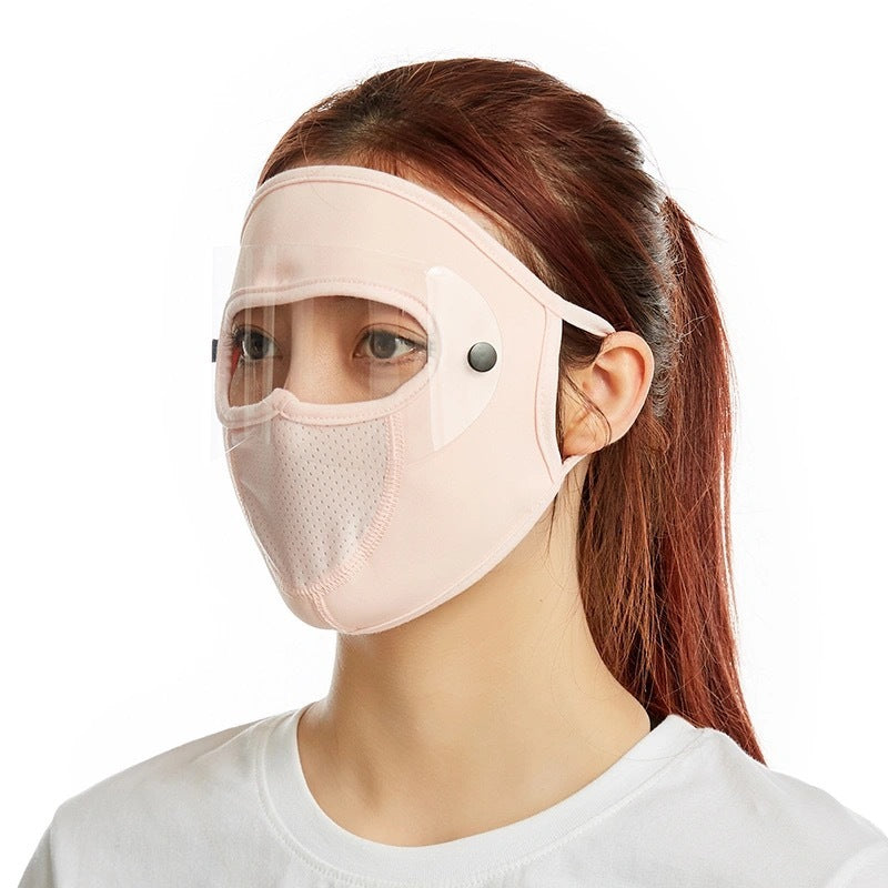 Máscara de hielo de verano nueva a prueba de viento con lente de protección ocular lavable y a prueba de polvo para ciclismo al aire libre