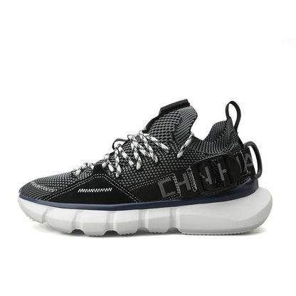 Sports Shoes Breathable Running Shoes Buckle Color Matching Shoes