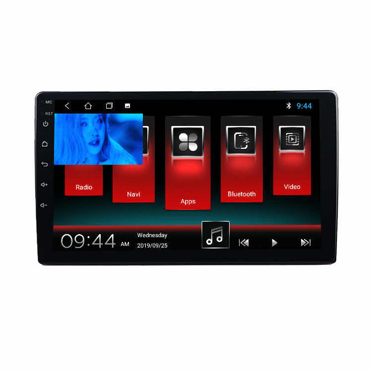 Nuevo navegador de coche con pantalla LCD grande giratoria
