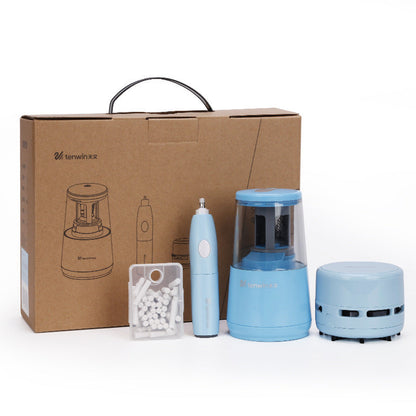 Pencil Sharpener Vacuum Cleaner Eraser Gift Box