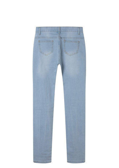 Ripped Jeans Women Trousers European And American Cross-border Hot Models Plus Size Pants Women