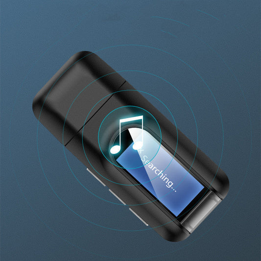 New Usb Bluetooth Audio Adapter Tv Computer Car Bluetooth 5.0 Receiver Transmitter Combo
