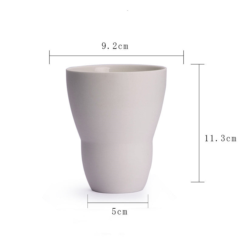 Tasse à café en céramique faite main style Ins Latte Australien Blanc Produit unique Tasse à marque italienne concentrée