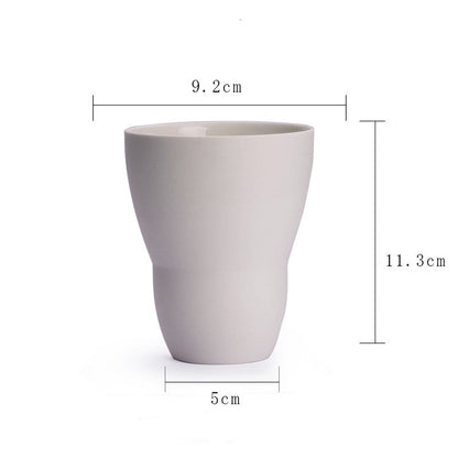 Tasse à café en céramique faite main style Ins Latte Australien Blanc Produit unique Tasse à marque italienne concentrée