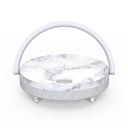 Home Desk Lamp Wireless Charging With Holder Home Desktop Mobile Phone Wireless 10W Fast Charger Multi-Function Bluetooth Speaker Mobile Phone Wireless Charging Dedside Night Light Mobile Phone Holder