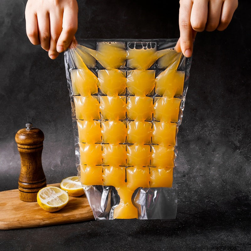 Bac à glaçons jetable créatif