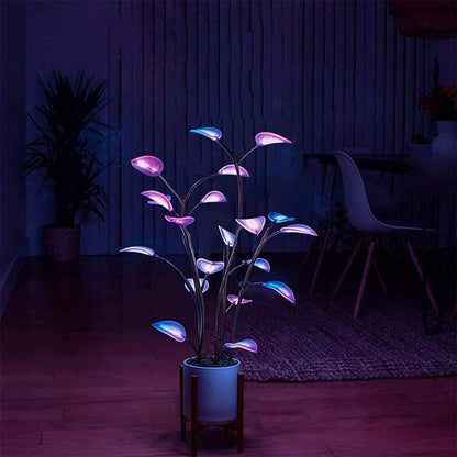 Lámpara de planta, luces nocturnas LED, planta artificial, bonsái, lámparas de planta, decoración LED para el hogar, dormitorio, luces decorativas para plantas