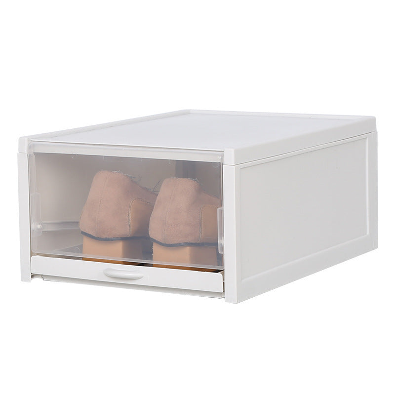 Meuble de rangement à tiroirs anti-poussière moderne, Armoire à chaussures économique
