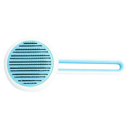 Pet Dog Cat Brush Grooming Tool Automatic Massage Comb Round Hair Brush For Cat Dog Pet Supplies