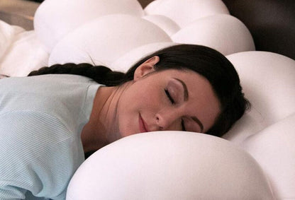 Almohada de espuma de huevo Cojín ortopédico de lactancia para bebé 1 pieza Almohada de espuma suave con forma de mariposa de microesferas integral