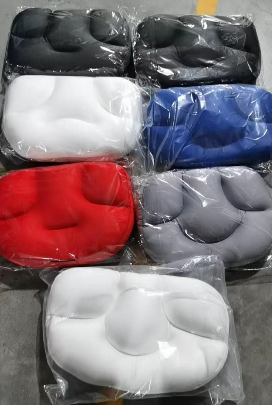 Almohada de espuma de huevo Cojín ortopédico de lactancia para bebé 1 pieza Almohada de espuma suave con forma de mariposa de microesferas integral