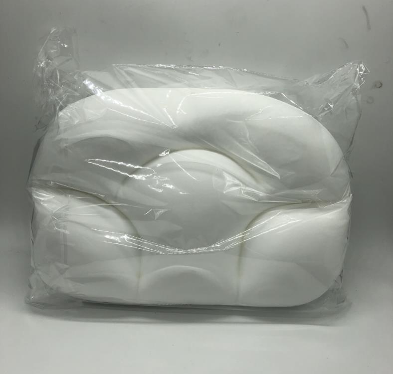 Almohada de espuma de huevo Cojín ortopédico de lactancia para bebé 1 pieza Almohada de espuma suave con forma de mariposa de microesferas integral