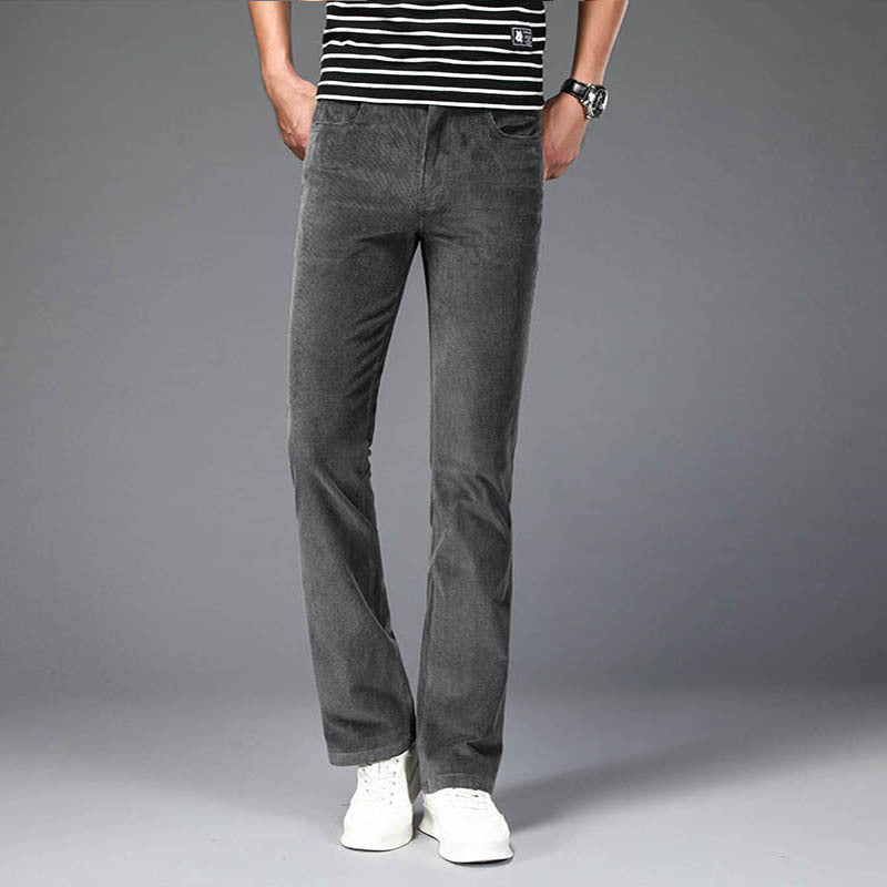 Pantalones acampanados elásticos slim estilo coreano