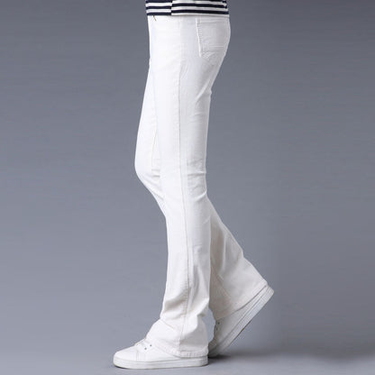 Pantalones acampanados elásticos slim estilo coreano