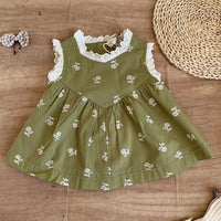 Icc European And American Style Girls Floral Lace Blouse