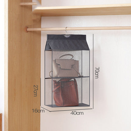 Étagère de rangement suspendue anti-poussière pour articles ménagers Amazon