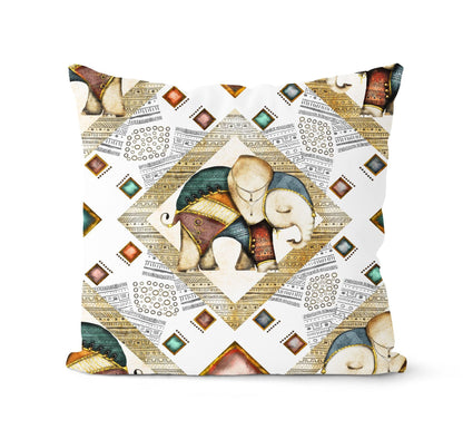 New Retro Abstract Geometric Ethnic Style Pillowcase Home Soft Furnishing American Sofa Cushion