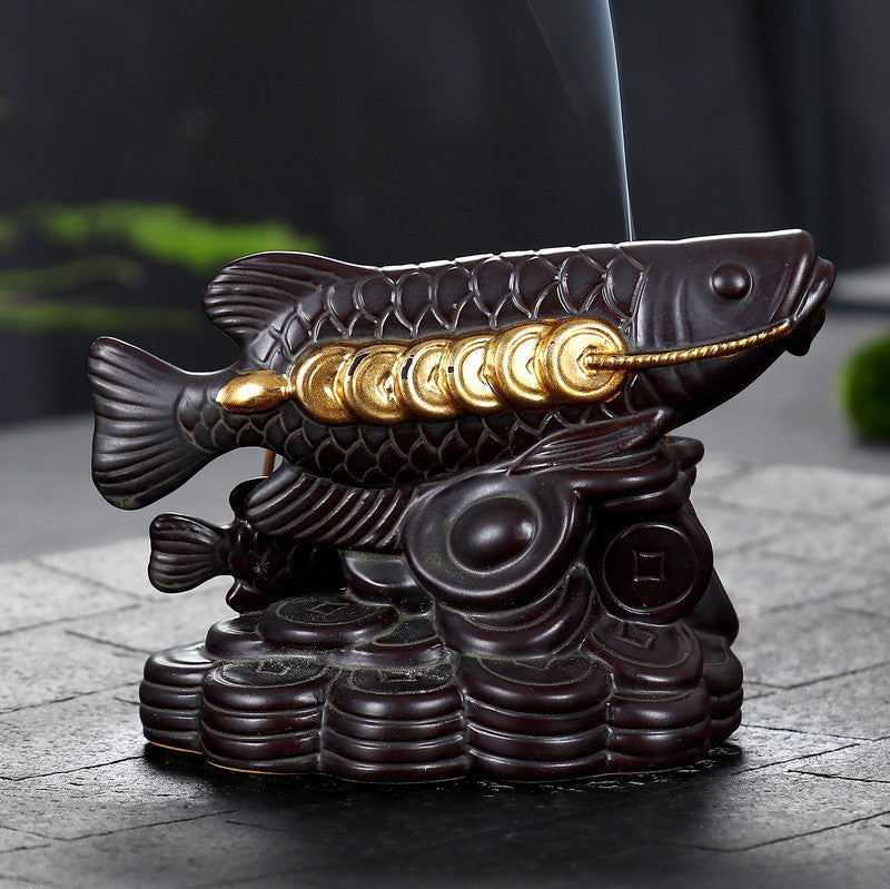 Décoration d'intérieur en céramique Arowana