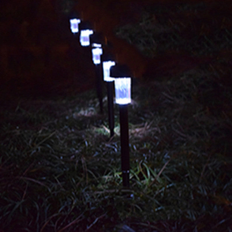 Luces solares LED para césped, luces de jardín para exteriores, impermeables, luces decorativas para césped, luces de plástico para césped