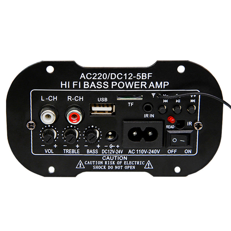 Placa amplificadora de subwoofer de alta potencia con Bluetooth integrado