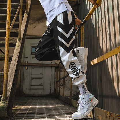 Pantalon ample à jambes larges, polyvalent, style Harajuku, droit, de sport