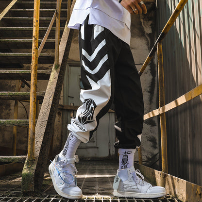 Pantalon ample à jambes larges, polyvalent, style Harajuku, droit, de sport