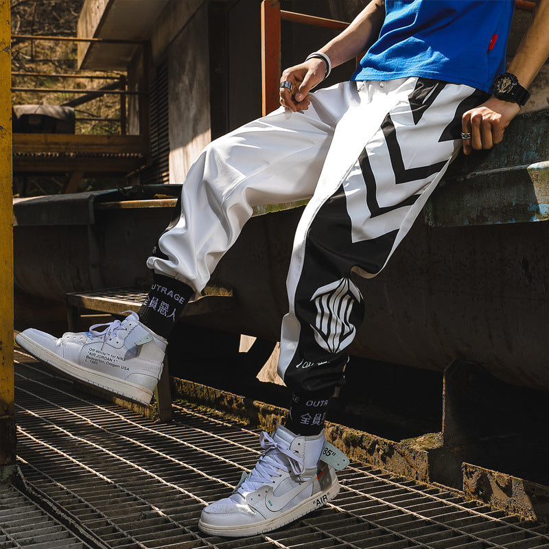 Pantalon ample à jambes larges, polyvalent, style Harajuku, droit, de sport