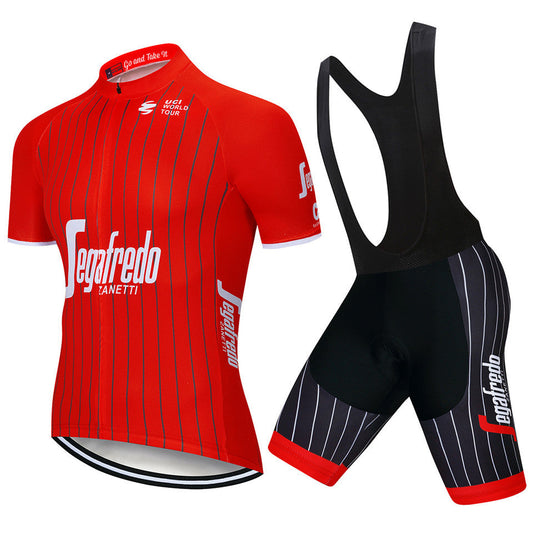 Nuevo Traje de Ciclismo Manga Corta para Hombre Maillot Transpirable para Bicicleta de Carretera