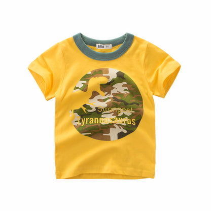 Boy's Summer New Product Children's Short Sleeved T Shirt