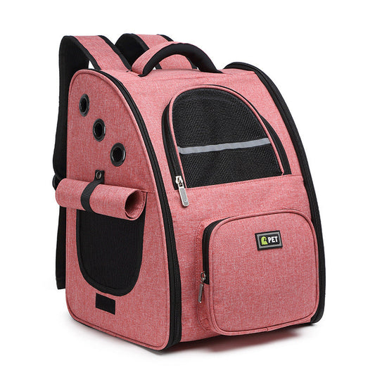 Mochila para mascotas, bolsa portátil transpirable para gatos, mochila para perros, mochila para mascotas
