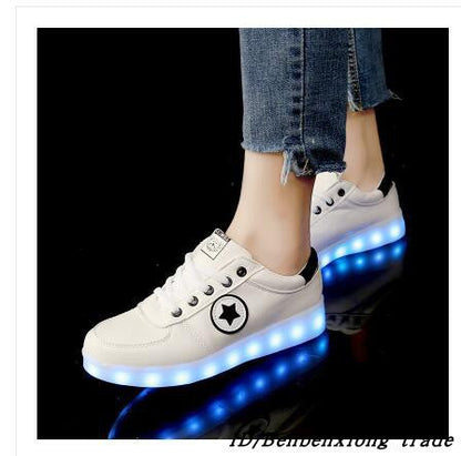 New American stars Luminous light up Unisex shoes