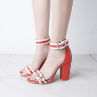 Trade Plus Size Baotou High-Heeled Women'S Sandals