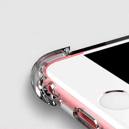Four-Corner Airbag Shockproof iPhone Case – Soft Silicone Rounded Cover | iPhone 5–12