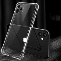 Four-Corner Airbag Shockproof iPhone Case – Soft Silicone Rounded Cover | iPhone 5–12