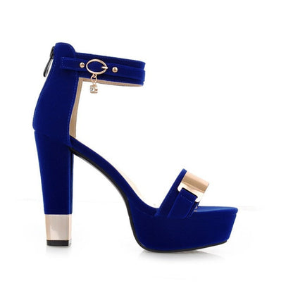 Sandales d'été sexy à talons très hauts pour femmes, style européen et américain, noir, à lanières, pour femmes