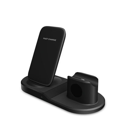 Auriculares, reloj, soporte para teléfono móvil, base de escritorio, cargador inalámbrico vertical