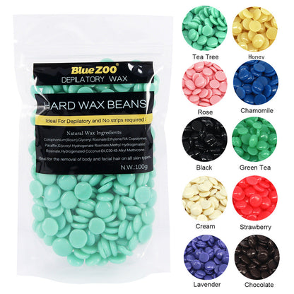 Dehairing Wax Beans without paper