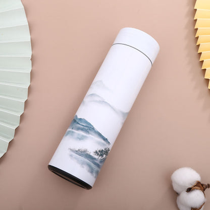 Intelligent Temperature Display Thermos Mug Jiangnan Chinese Style Mug