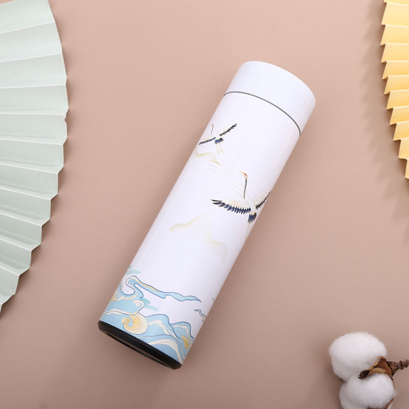 Intelligent Temperature Display Thermos Mug Jiangnan Chinese Style Mug