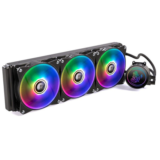 Ventilateur ARGB de radiateur de refroidissement par eau pour processeur d'ordinateur Kirin 2