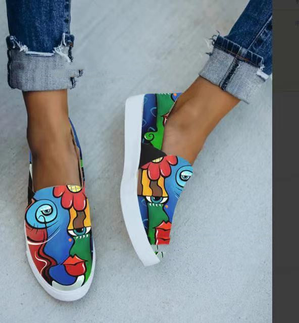 Women's Large Size Shoes Snake Decor