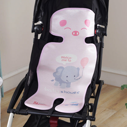 Summer Stroller Cooling Pad 3D Air Mesh Breathable Stroller Mat Mattress Latex Baby Car Seat Cover Cushion