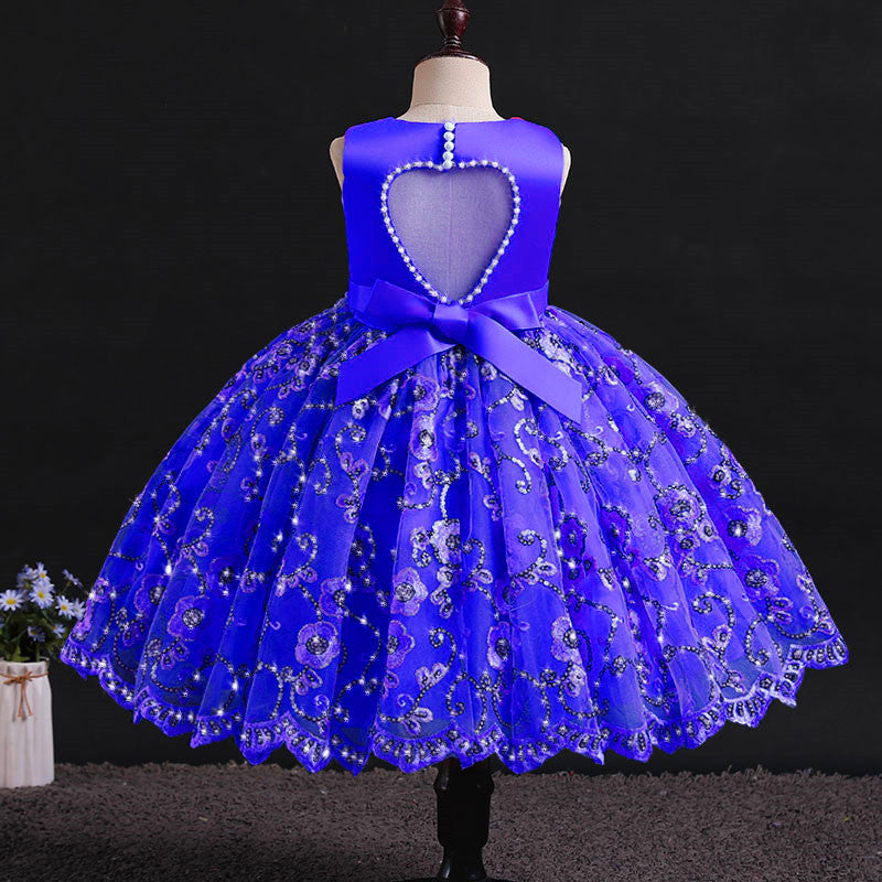 Héberger Défilé Filles Robe Piano Robe d'Anniversaire