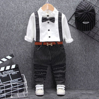 Boys Bib Two-piece Children Apparel