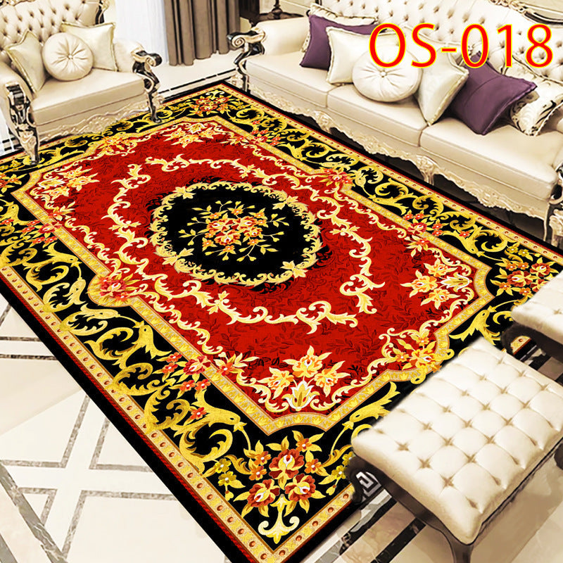 Tapis Salon Canapé Table Basse Coussin Maison Européenne Américaine