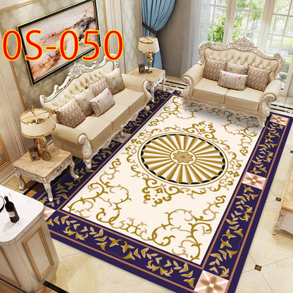 Tapis Salon Canapé Table Basse Coussin Maison Européenne Américaine