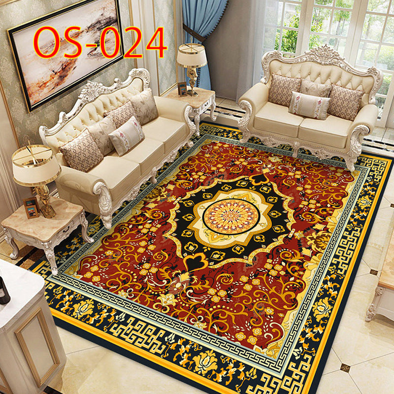 Tapis Salon Canapé Table Basse Coussin Maison Européenne Américaine